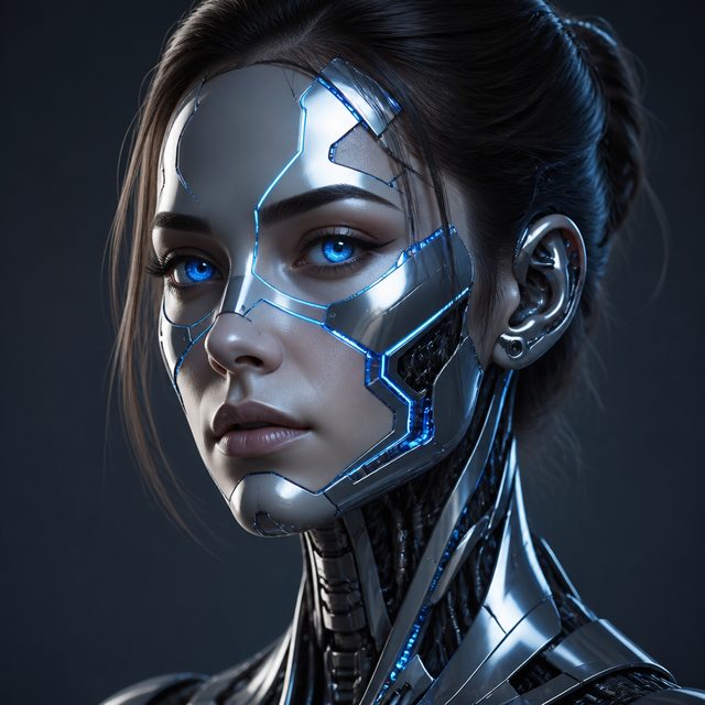 Cyborg character